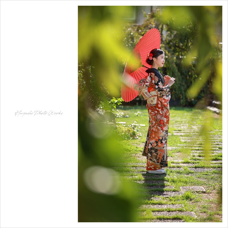 三木市で振袖ロケーション撮影