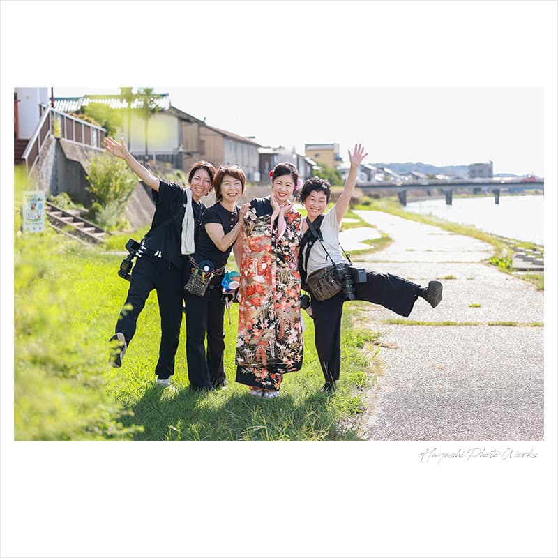 三木市で振袖ロケーション撮影