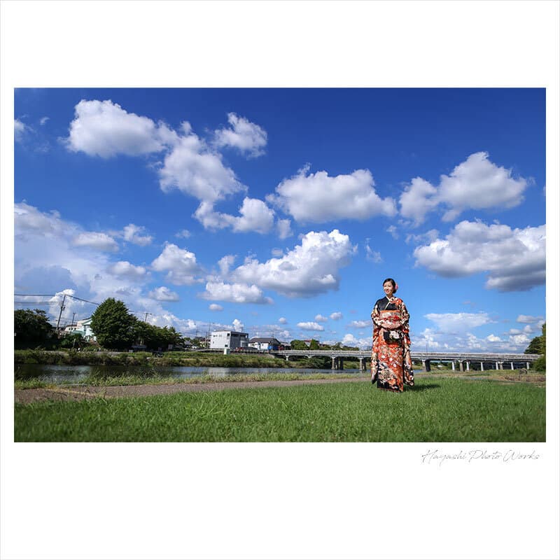 三木市で振袖ロケーション撮影