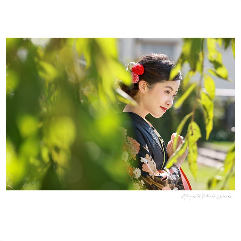 三木市で振袖ロケーション撮影