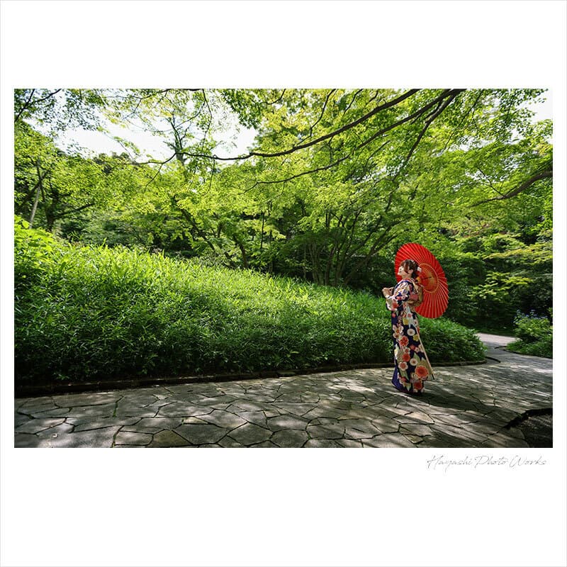 横浜市で振袖ロケーション撮影