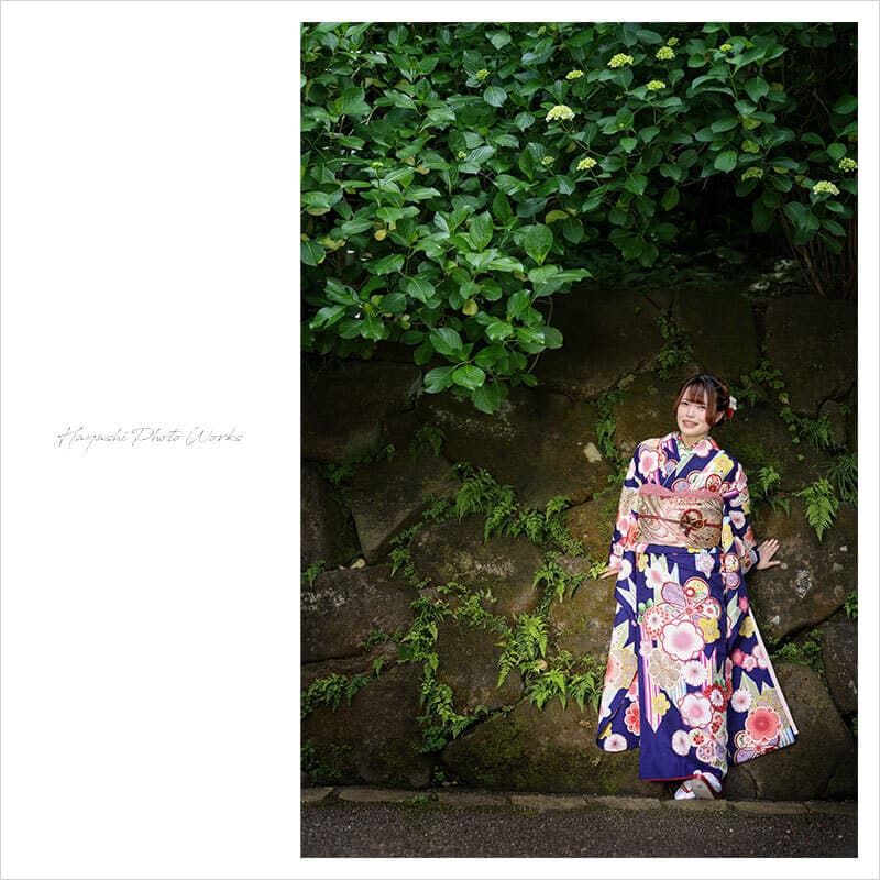 横浜市で振袖ロケーション撮影