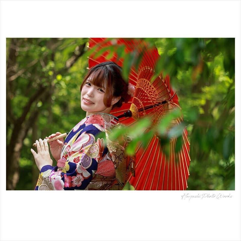 横浜市で振袖ロケーション撮影