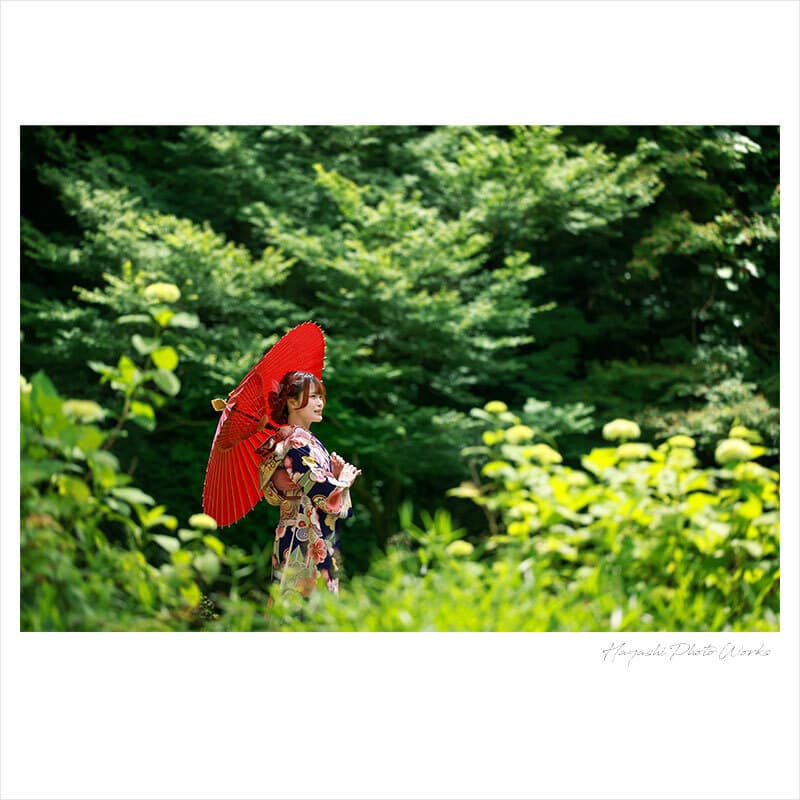 横浜市で振袖ロケーション撮影