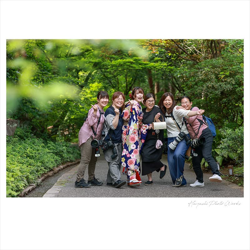 横浜市で振袖ロケーション撮影